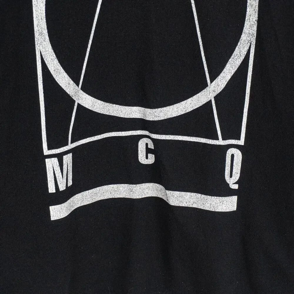 McQ Alexander McQueen Long Sleeve T-Shirt in Black Size Medium